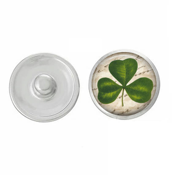 Saint Patricks Day - Clover - Green - Compatible with Ginger Snaps Jewelry - Irish Flag - Happy Saint Patricks Day