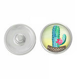 Cactus - Desert Themed Snaps - Pair with our Base Pieces - Compatiable with GingerSnaps and  Pieces - Hand Pressed Snaps