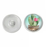 Cactus - Desert Themed Snaps - Pair with our Base Pieces - Compatiable with GingerSnaps and  Pieces - Hand Pressed Snaps