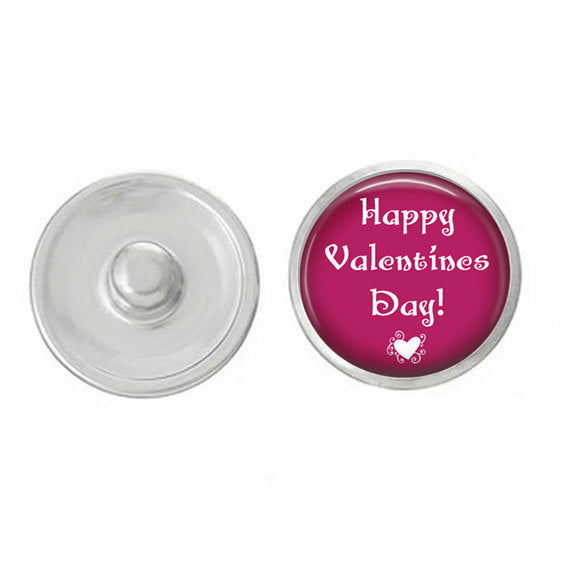 Valentines Day Snap - Compatible with Studio66 LLC -  Ginger Snaps - Noosa 18-20mm