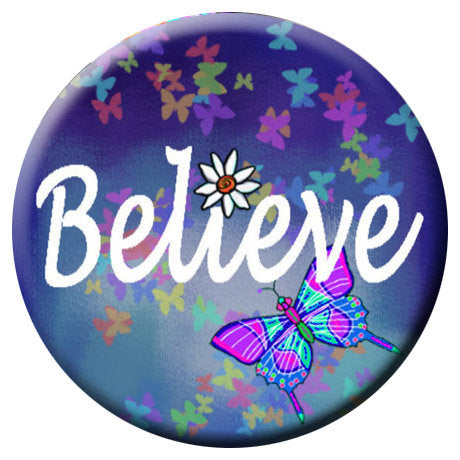 Inspirational - Believe Snap - Compatible with Ginger Snaps 18-20mm Snaps