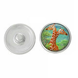 Animal - Giraffe Themed Snaps - Assorted Snaps - Coordinates with All of Our Base Pieces - Giraffe - Animals - Animal Snap Jewelry